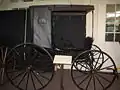 フェートン馬車のジャンプシート、米国イリノイ州デカルブのエルウッドハウス(1860年頃)