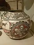 プエブロ 文化の陶器