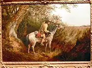 アーサー・フィッツウィリアム・テイト, 「待ち伏せする猟師」 (1853)