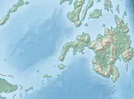 スールー諸島の位置（ミンダナオ島内）