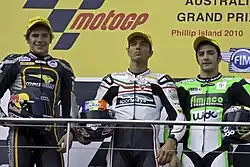 Moto2クラス表彰式