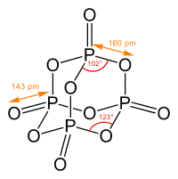 五酸化二リン(十酸化四リン)構造式