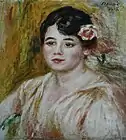 Portrait of Adele Besson, ピエール＝オーギュスト・ルノワール, 1918, oil on canvas, 41 × 36,8&nbsp;cm.
