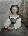 『ロメーヌ・ラコー嬢』1864年。油彩、キャンバス、81.3 × 65 cm。クリーヴランド美術館。