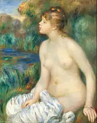 ルノワール『水浴する女』1891年