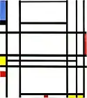 "Composition No. 10" (1939–42), 油彩