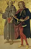 Sant’Antonio da Padova e San Sebastiano (1476/1478年)  ペルジーノ