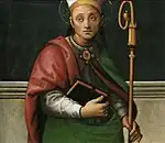 「聖ヘラクラヌス」ウンブリア国立絵画館所蔵