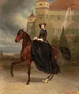 カール・フォン・ピロティと共作、バイエルンの皇女エリーザベト(1853)