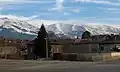 町内から見たバルカン山脈