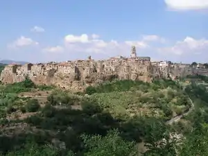 ピティリアーノの風景
