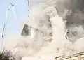 崩壊時の建物