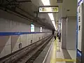 1番線ホーム（2008年12月）