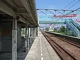 ホーム(2005年8月、三原方面を望む)