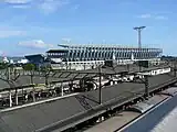 ホーム東側に隣接する鳥栖スタジアム