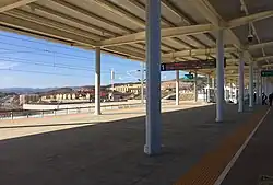 富源北駅のホーム