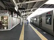 1番線ホーム(2018年5月)