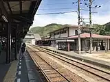 2番線より見た1番線（2017年5月）