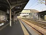 1番線ホーム(2018年4月)