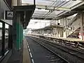 地上駅時代のホーム（2017年3月）