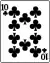 10 of clubs