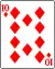 10 of diamonds