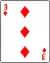 3 of diamonds