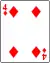 4 of diamonds