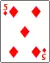 5 of diamonds