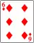 6 of diamonds