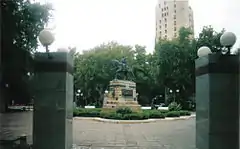 ビジャ・メルセデスの中心広場
