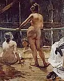 「水浴びする少女」(1888)