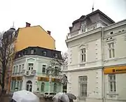 プレヴェン中心部の建物