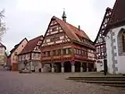 プロヒンゲンの旧市庁舎とマルクト広場