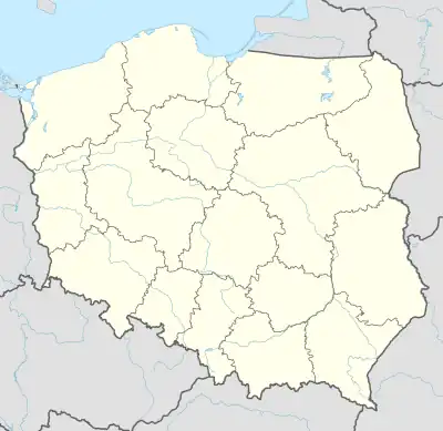 Żagańの位置（ポーランド内）