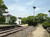 志免鉄道記念公園(腕木式信号機と踏切警報機)