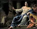 シモン・ヴーエ『ポリュムニアー』(1625年と1650年の間) ルーヴル美術館所蔵