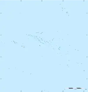 ラパ島の位置（フランス領ポリネシア内）
