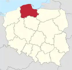 ポーランド地図