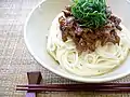 肉味噌そうめん(阿波・徳島の半田そうめんを使用)