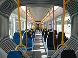車内(2009年撮影)