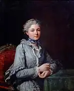 イノサント・ギヨーメット・ド・ロニヴィネン・ド・ピルの肖像画、1762年