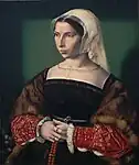 アンブロシウス・ベンソン, Portrait of Anne Stafford, 1535年