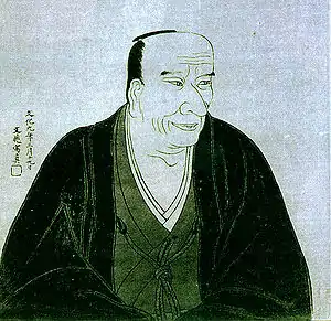 亀田鵬斎像　谷文晁画