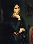 イポリット・フランドラン(1809-1864)Ritratto della moglie