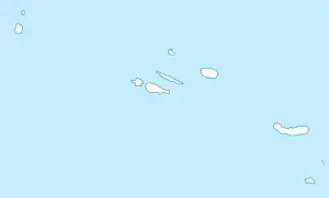 ピコ山の位置(アゾレス諸島内)