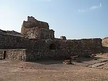 ポルトガルの城塞跡