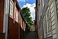 ポルヴォー旧市街の路地
