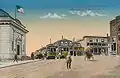 郵便局広場、1914年頃
