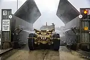 特殊車両を洗車できる装置